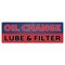 Signmission Oil Change Lube & Filter Banner Concession Stand Food Truck Single Sided B-72-30120 - alternate 1